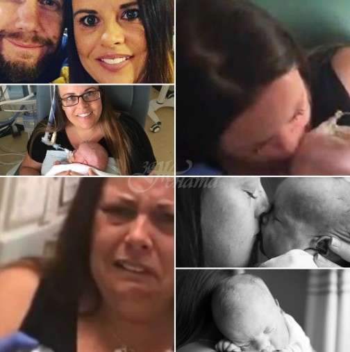 Съкрушена майка пусна снимка на бебето си само минути преди да умре
