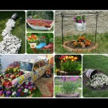 25 ярки идеи с цветя, които ще превърнат двора и градината в цветен водопад (Снимки):