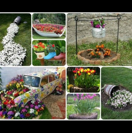 25 ярки идеи с цветя, които ще превърнат двора и градината в цветен водопад (Снимки):