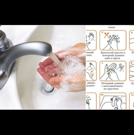 Правилното миене на ръцете убива 99,9% от вирусите - от Световната здравна организация показаха най-ефикасния начин: