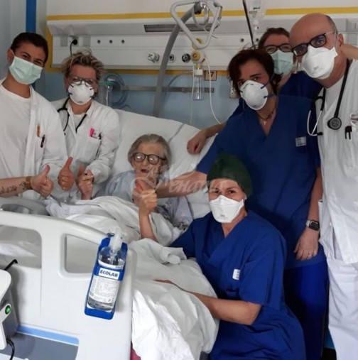 Италианка на 95 години е излекувана от коронавирус, ето какво сподели жената