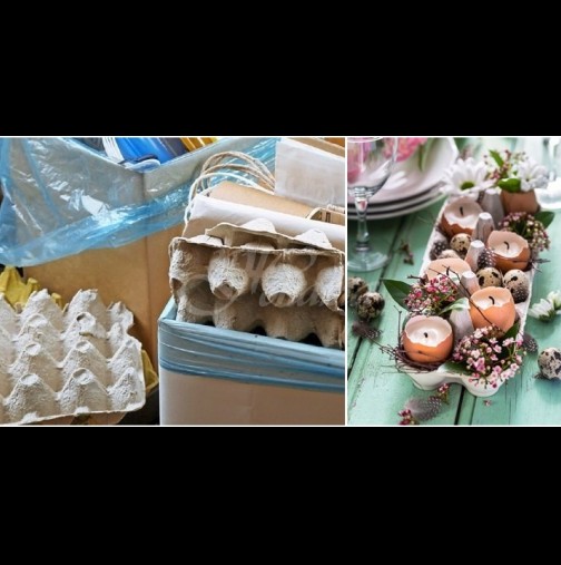 Бюджетни и красиви идеи за великденска украса от корите за яйца (Снимки):