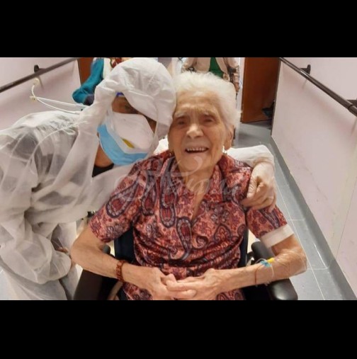 103-годишна италианка пребори коронавируса след седмица на легло - ето как се е излекувала: