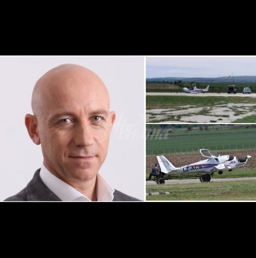 Първи кадри от авиокатастрофата с бизнесмена Ивайло Пенчев (Снимки):