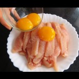 Заливам пиленцето с яйца и става малка фантазия! Крехко, нежно и много сочно:
