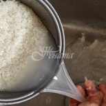 Стопяване на коремчето, почистване на кожата с японски метод с оризова вода