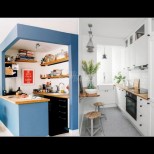20 големи идеи за малката кухня - и като кутийка да е, пак може да има всичко! Ето няколко трика (Снимки):