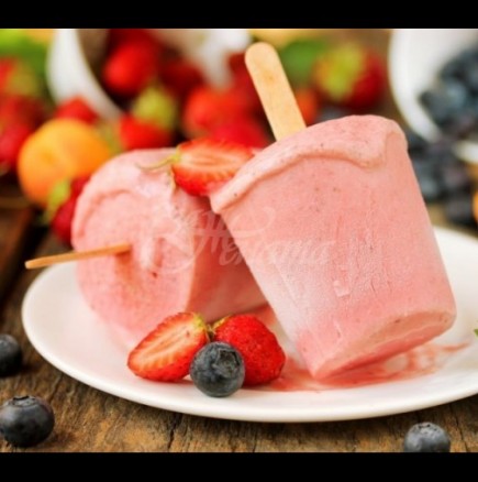 От половин килце ягодки става цяла кутия Божествен ягодов сладолед - плътен вкус и нежна текстура, райско изкушение!