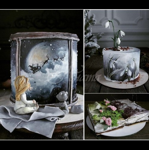 Толкова красиви, че те е страх да отхапеш! 13 невероятни торти - произведения на изкуството (Снимки):