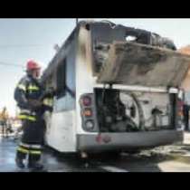 Градски автобус се запали на Цариградско шосе