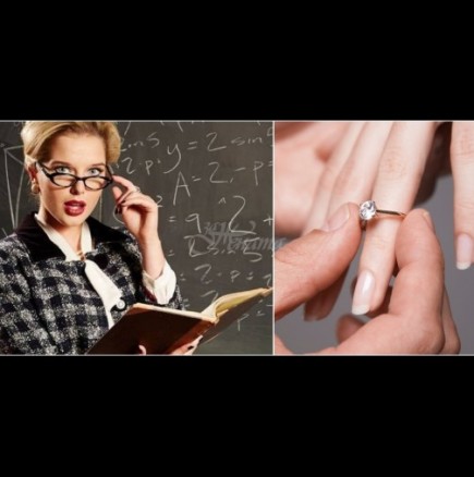 Горчиво! Учителка получи предложение за брак пред учениците си навръх 15 септември - вижте реакцията ѝ (Снимки):