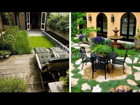 Идеи за малкия двор - уютни и красиви (Снимки):