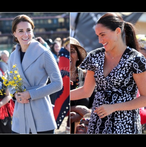 Експертите решиха въпроса "Кейт или Меган": Ето коя е модната икона и коя - имитаторката (Снимки):