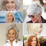 Модерни прически за къса коса за жени след 40 години