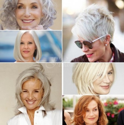 Модерни прически за къса коса за жени след 40 години