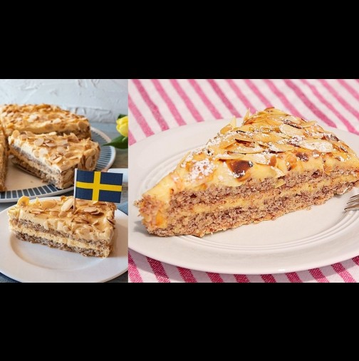 Шведска бадемова торта по рецепта от ИКЕА - най-голямата домашна вкусотия, 100 пъти по-хубава от тази в магазина!