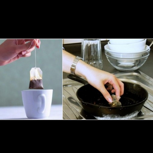 Най-споделяният трик от майките в мрежата - как се чисти загорялото с пакетче чай! Ти да видиш: