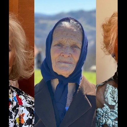 86-годишна баба взриви Интернет, след като внукът ѝ реши да я гримира по време на карантината (Снимки):