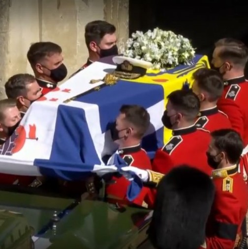 Кадри от погребението на принц Филип-Видео