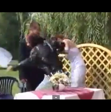 Женски бой на сватба - жени се бият с булката...