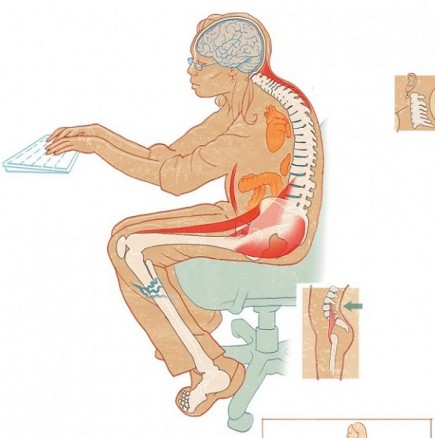 Какво става с тялото ни, като седим продължително - последствия за здравето