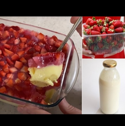 Как да превърнеш литър мляко и шепа ягоди в БОЖЕСТВЕНА разкошотия с много крем: