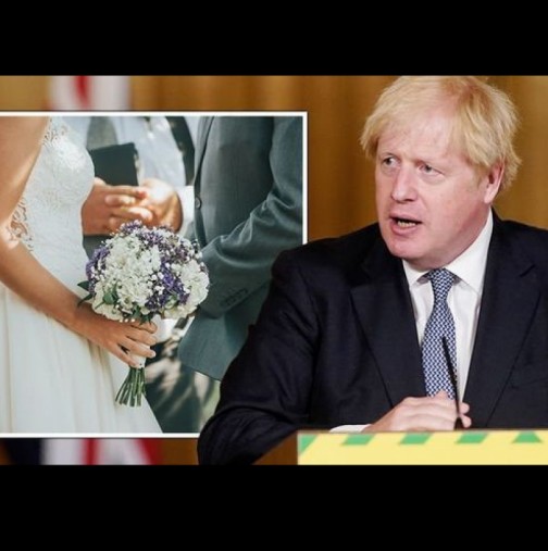 Борис Джонсън вдигна тайна сватба с 23-години по-младата си жена. Вижте красивата му булка (Снимки):