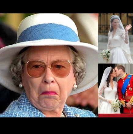 Кралицата закопа Кейт Мидълтън с убийствен коментар за сватбената ѝ рокля (Снимки):