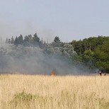 Ужас за жителите в кв. "Люлин" 6  - огромен пожар гори до Западния парк