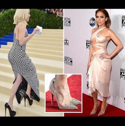 Ето защо звездите на Холивуд носят 2 номера по-големи обувки! Звезден трик назаем (Снимки):