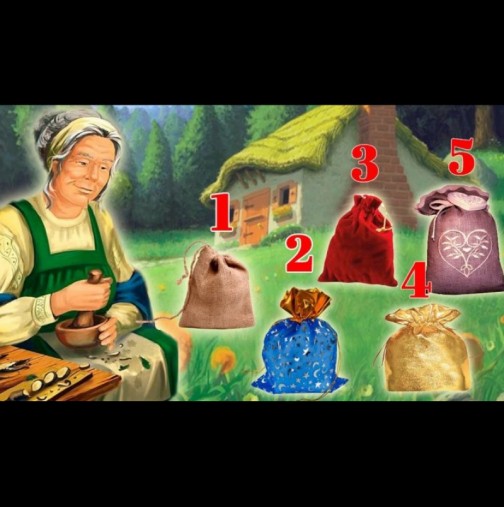 Старата магьосница приготви специален подарък за всички. Коя торбичка избирате?
