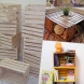 Дизайнерски мебели от стари щайги (Снимки):