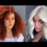 Модерни цветове в косите есен 2021 (Снимки):