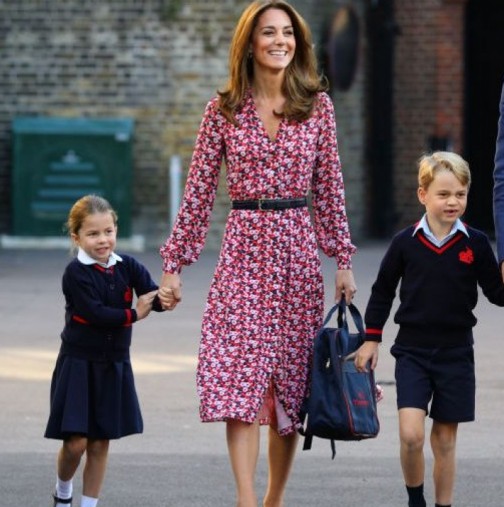 Кейт Мидълтън наруши грубо кралския протокол - вижте какво направи с децата! (Снимки):