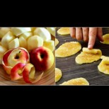 САМО 4 ябълки - първо белиш, после навиваш и става Есенен МЕГА деликатес: