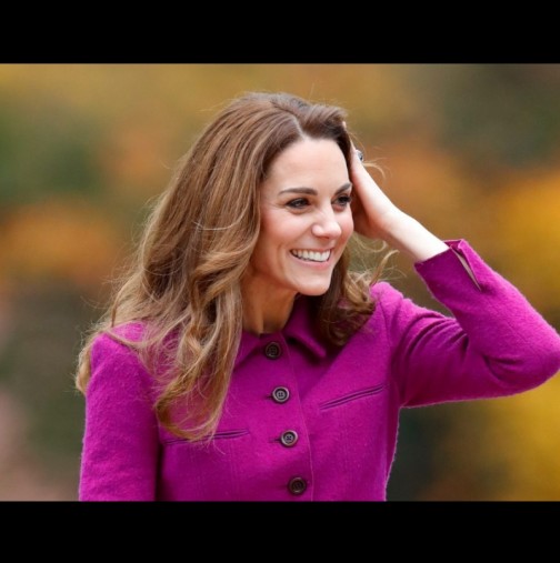 Кейт Мидълтън за пореден път доказа, че е кралицата на стила: Облече хит-цвета на есента и й стои идеално (Снимки):