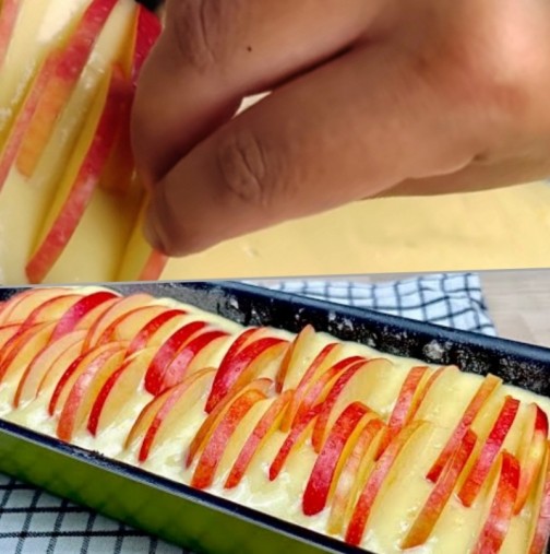 Помните ли тази вкусна рецепта за ябълков сладкиш? Приготвя се лесно, мирише страхотно и всеки ще го хареса!
