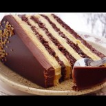 Луксозна шоколадова торта с крем карамел: Изключителен десерт - звездата на всяко тържество!