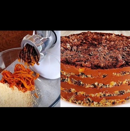 МЛЯНА домашна торта - здравословна и мега вкусна! За 30 минути БЕЗ фурна и миксер:
