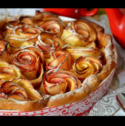 Ябълкова торта на розички - то не бе вкусотия, то не бе красота! Ако искате аплодисменти в кухнята, ТОВА е рецептата!