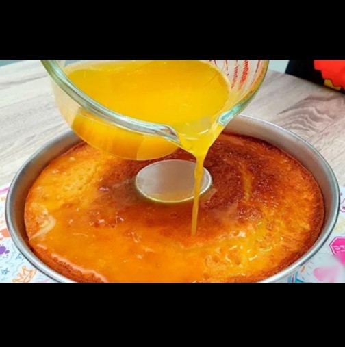 БРАЗИЛСКА ТОРТА: бъркаш, изливаш, печеш и заливаш с портокалов сироп! Екзотичен аромат и уникален вкус: