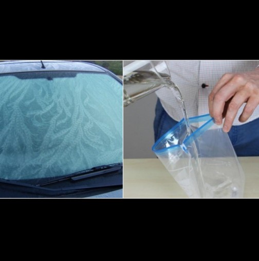 Как да премахнете скрежта от автомобила за секунди с обикновено найлоново пликче: