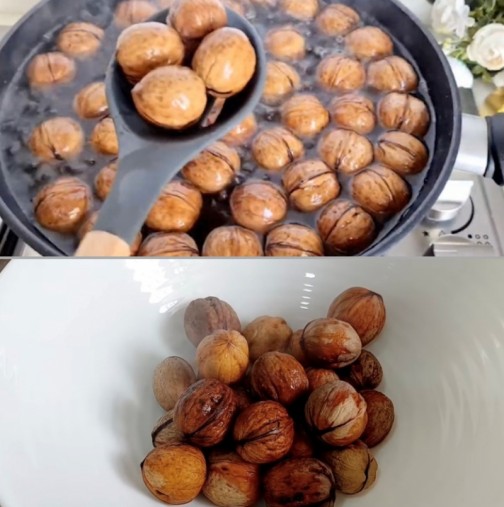 ЗАДЪЛЖИТЕЛНО пуснете орехите за 5 минути във вряща вода, преди да ги обелите - ето защо: