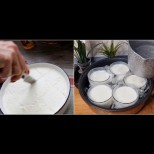 Ето как се прави кисело мляко - с нож да го режеш!