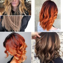 Балеаж за средна коса: 10 варианта с най-модерната техника на оцветяване