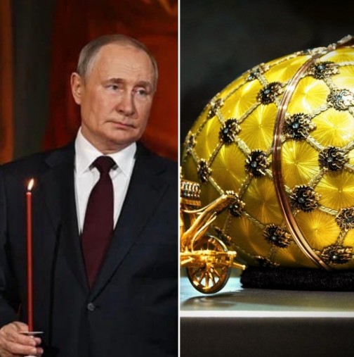 Ето как изглежда смайващото великденско яйце на Путин (Снимки):