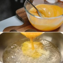 Изсипете яйцата във вряща вода: получава се необичайна вкусотия!