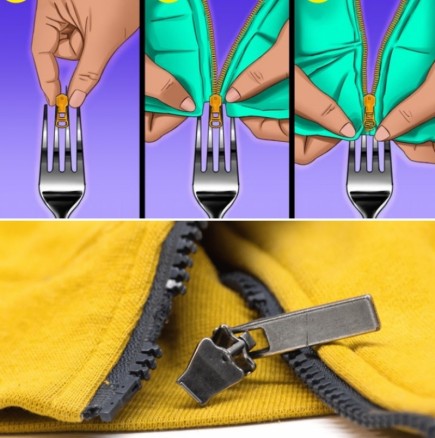 Как да си оправите сами ципа за нула време с помощта на обикновена вилица: (ВИДЕО)