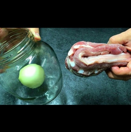 Свински ребра в буркан на фурна - няма нужда от фолио и дълго мариноване! Крехки и сочни: