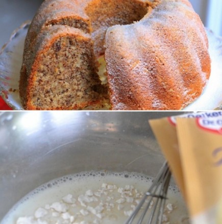 Винаги добавям към тестото за кекс по едно пакетче - става пухкаво чудо, което ухае неустоимо и гали с вкуса си: